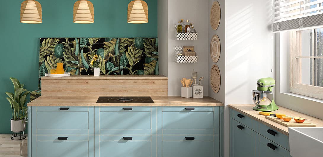 Landhausküche neu interpretiert