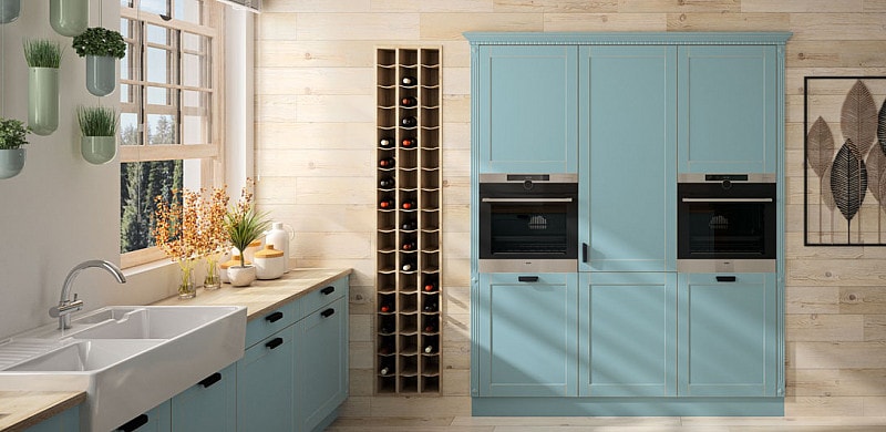 Landhausküche neu interpretiert