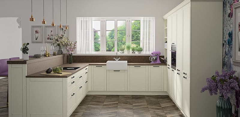 Landhaustraum - Küche in modernen Landhausstil