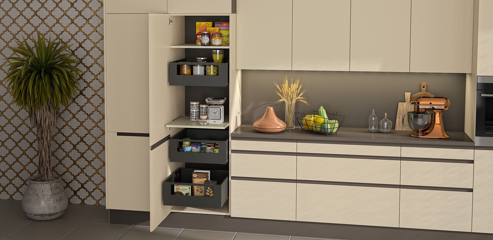 MODERNE KÜCHE IM ORIENTALISCHEN LOOK