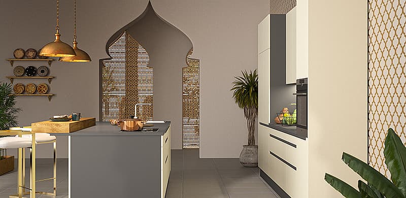 MODERNE KÜCHE IM ORIENTALISCHEN LOOK