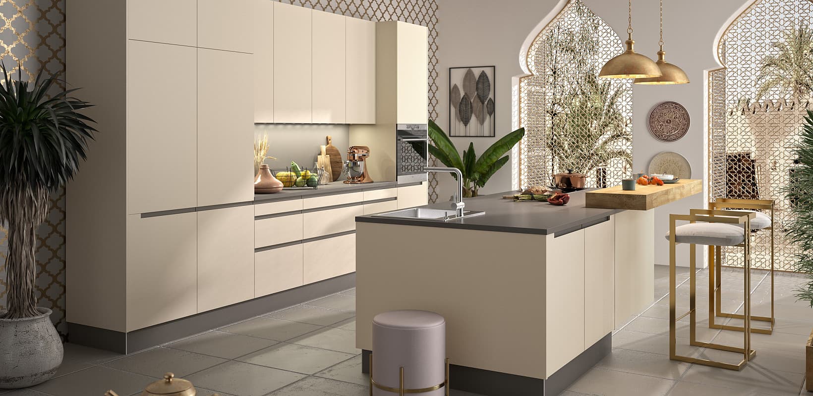 MODERNE KÜCHE IM ORIENTALISCHEN LOOK