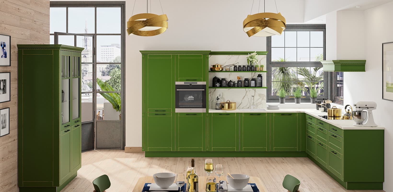 LANDHAUSKÜCHE IM MEDITERRANEN STIL